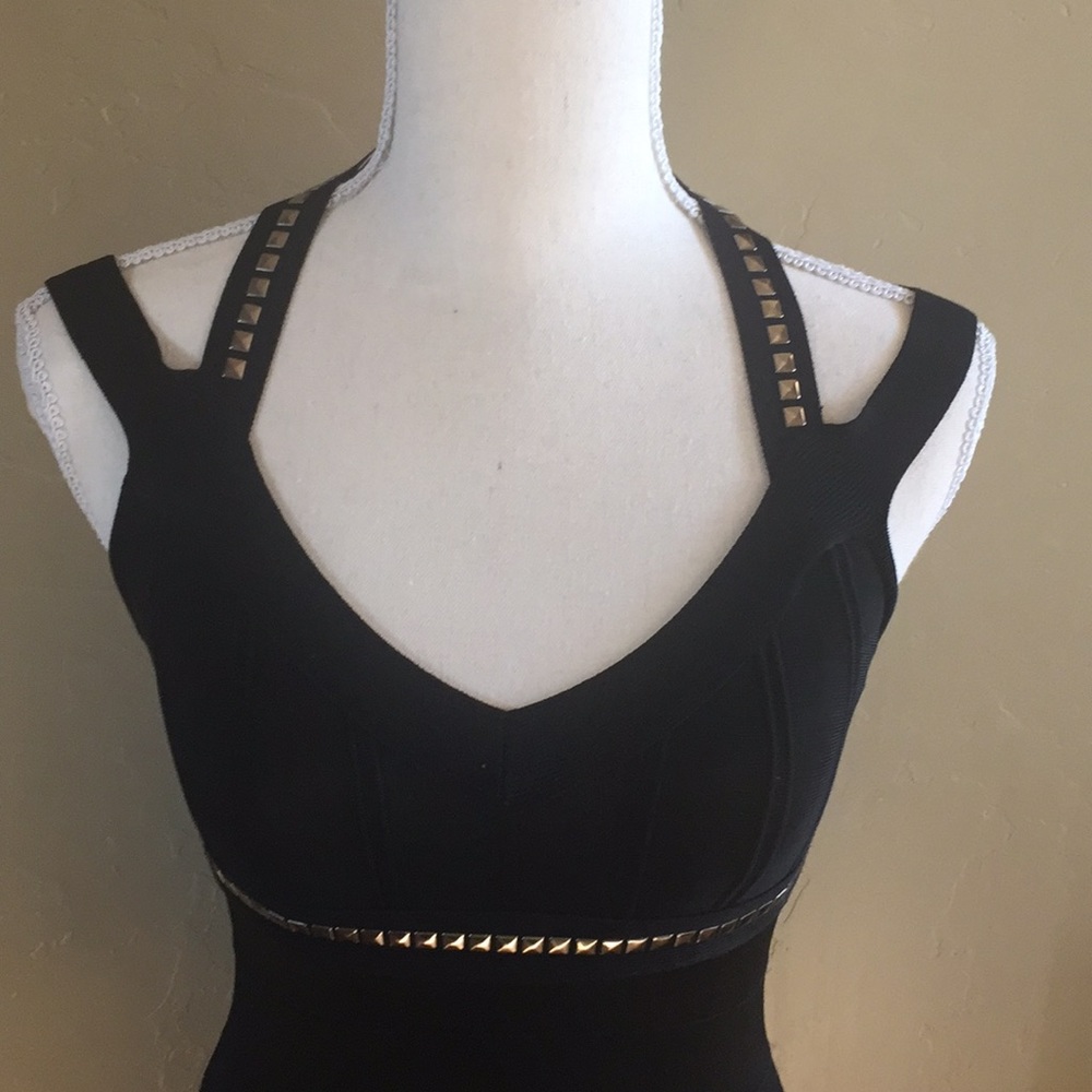 Bebe XS Black Night Out Dress